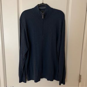 Daniel Cremieux mens knit 1/4 quarter zip sweater | size Extra large
